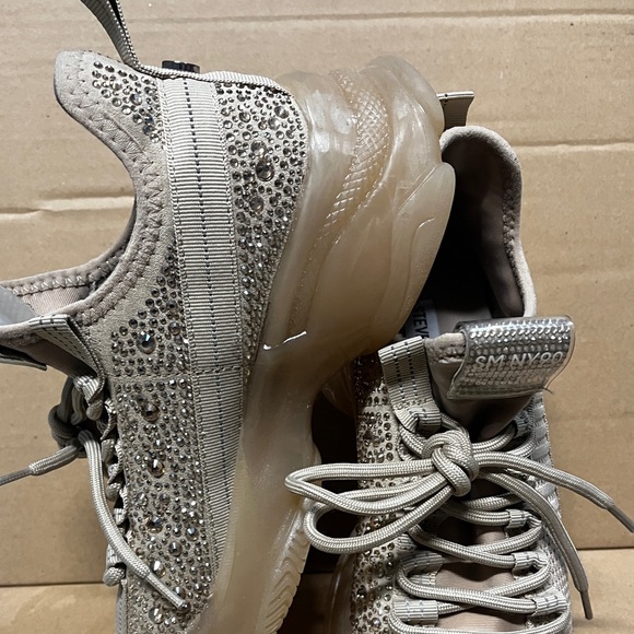 Steve Madden NEW!! Never worn, NO box. Maxima gold rhinestone sneakers. So cute! - Picture 12 of 12